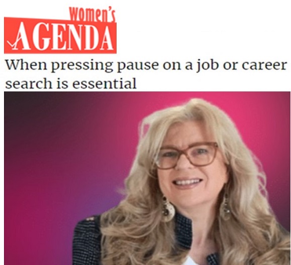 Pausing careers by Sue Parker